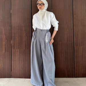 Highwaist Pants with Scraft – CL01