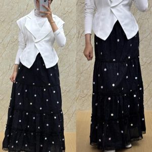 Skirt Bordir Flowers – SK05