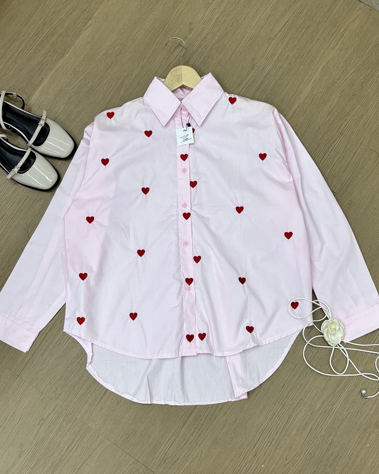 Long-sleeved shirt love - AT38 - Image 5